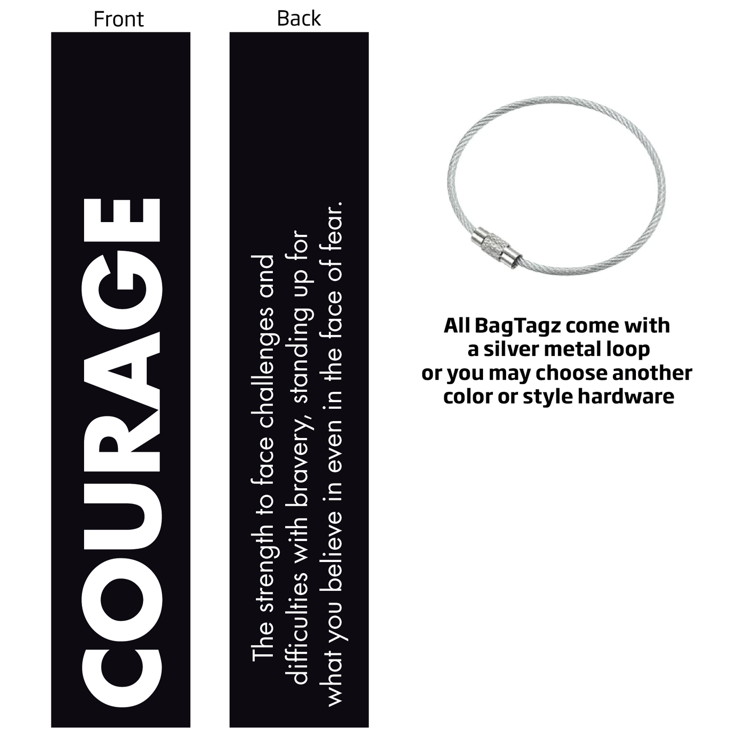 "COURAGE" WordTagz