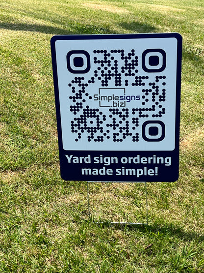 Coroplast Yard Sign