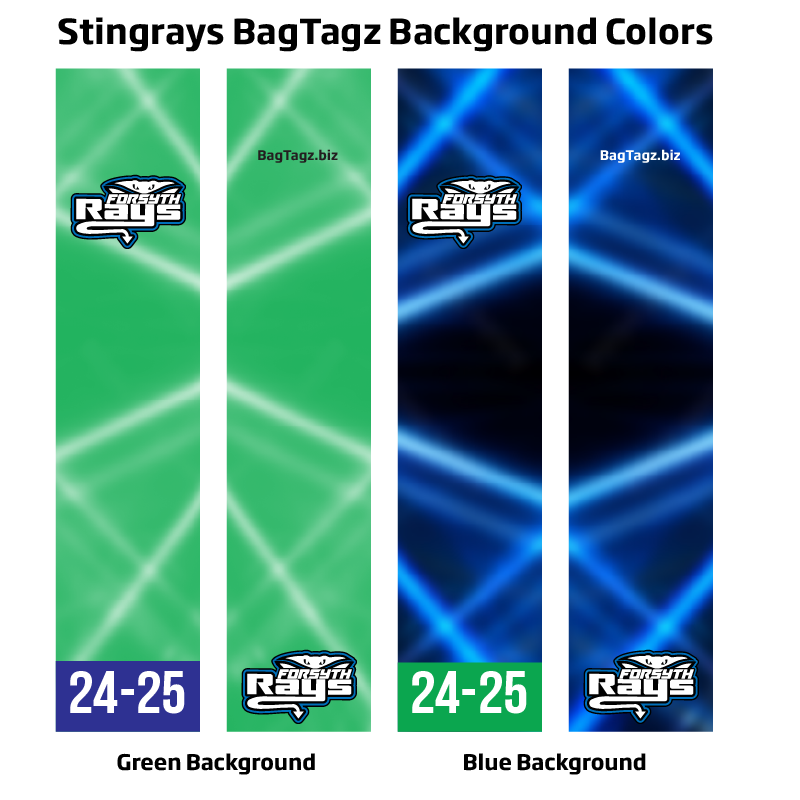 Stingrays Forsyth Personalized BagTagz