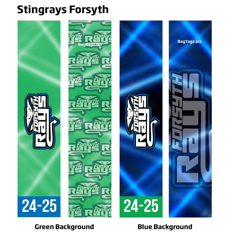 Stingrays Forsyth Personalized BagTagz