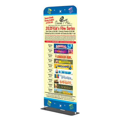 36"x90" Stretch Fabric Display