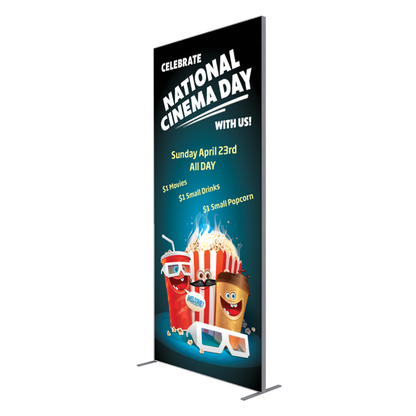 SEG Quick Wall Display 3.3 x 7.4 FT.