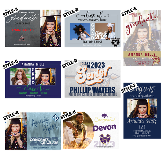 Personalized Graduation Signs and Banners