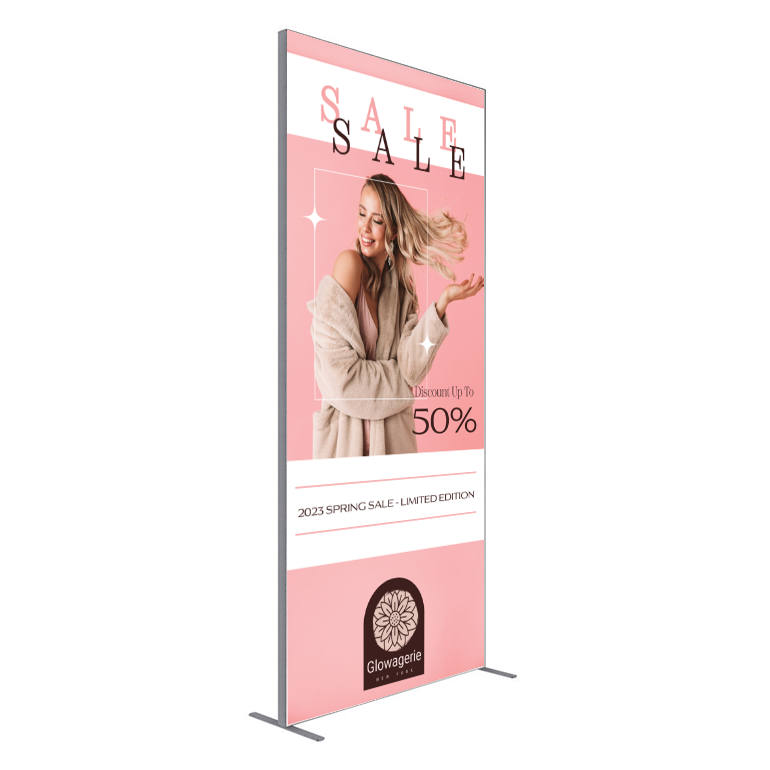 SEG Quick Wall Display 3.3 x 7.4 FT.